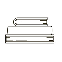 Book object icon. Education literature read and library theme. Isolated design. Vector illustration