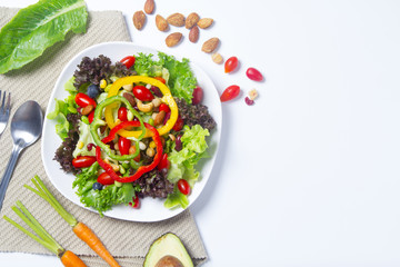 fresh vegetable salad