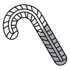 Candy icon. Christmas season decoration and celebration theme. Isolated design. Vector illustration