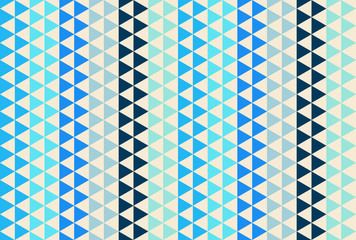 Light and dark blue triangle pattern. Seamless background