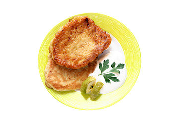 Pancakes On Plate