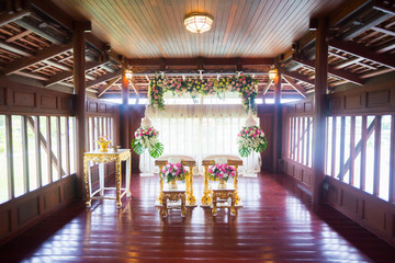 Facilities and equipment for the ceremony Thailand.