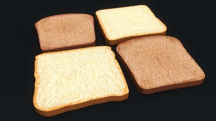  Bread Slices