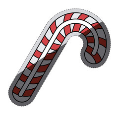 Candy icon. Christmas season decoration and celebration theme. Isolated design. Vector illustration