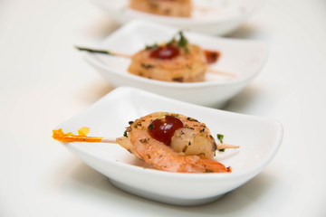 Shrimp cocktail with sauce