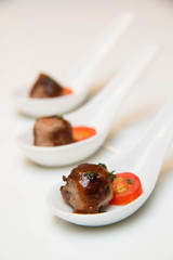 Meat balls with tomato sauce
