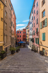 Fototapeta na wymiar Genoa (Italy) - A big city in northern Italy, capital of the Liguria region, with the largest port and the quaint historic center