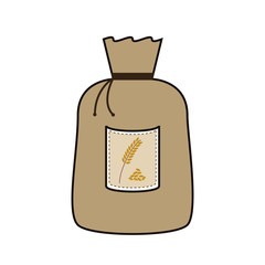 grain bag with wheat