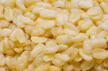 Close up Split Soy Beans texture