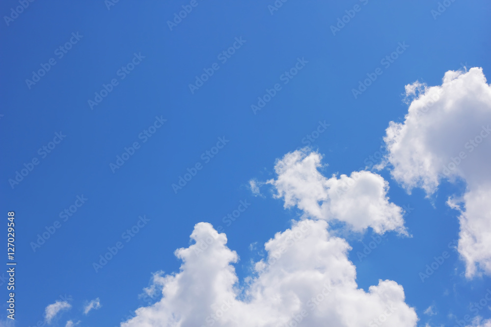 Wall mural sky and cloud on background