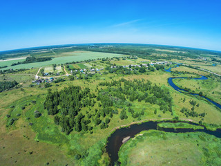 Over the river from Volchina village of Ivanovskoe