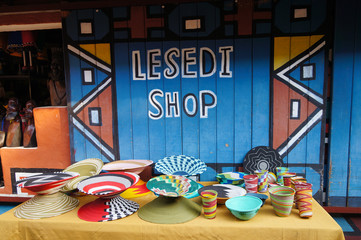Colorful handmade bowls and vase for sell , South Africa.