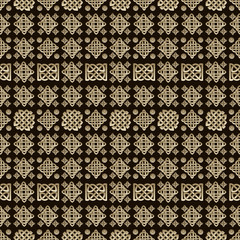 Celtic knot seamless pattern