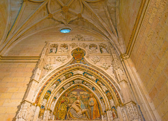 Fototapeta na wymiar Detail of the Segovia Cathedral
