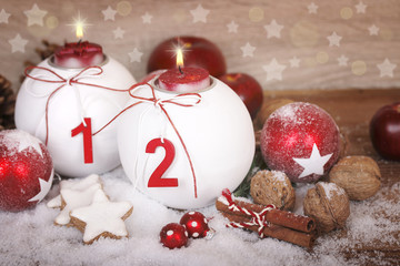 zweiter advent mit zimtsternen