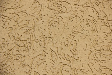 yellow-brown wall texture with abstract pattern