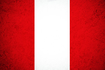 Peru flag ,Peru national flag illustration symbol.