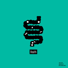 Intestine icon. Intestinal parasites. Human Intestines