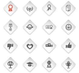 award icon set
