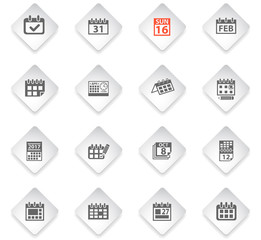 calendar icon set