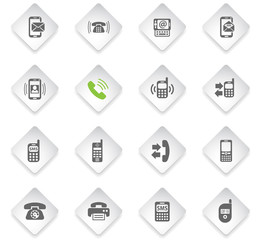 phone icon set
