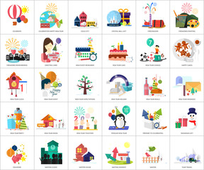 Obraz premium Celebration Happy New Year