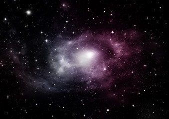 galaxy in a free space