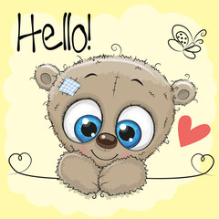 Cute Drawing Teddy
