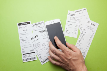 家計イメージ・グリーンバック