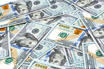 close-up shots from fifty dollars banknote