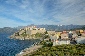 Corsican coastal town Calvi