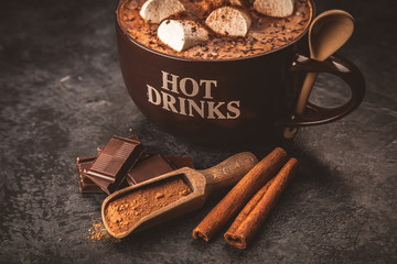 Cup of hot chocolate