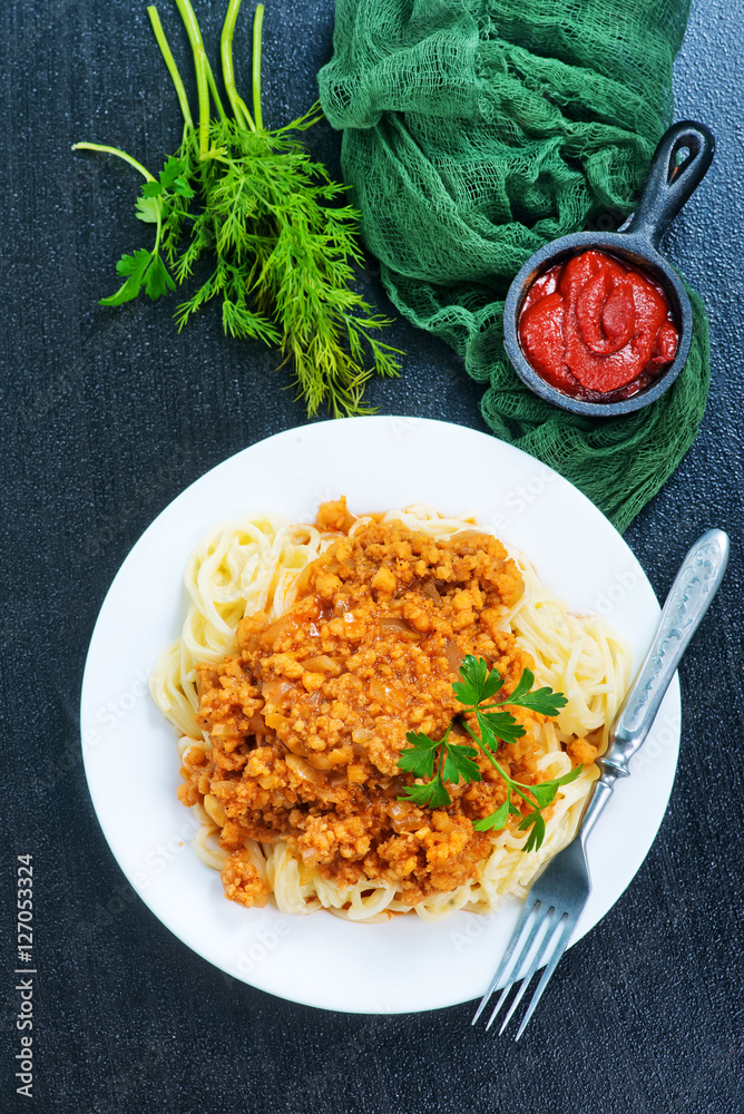 Canvas Prints pasta with sauce