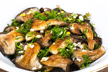 Fried Oyster Mushrooms