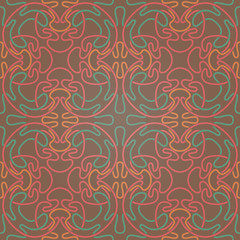 Seamless abstract colorful pattern with gradient. Vector illustration