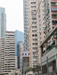 Fototapeta premium The center of the metropolis of Hong Kong