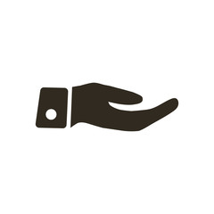 Hand icon vector