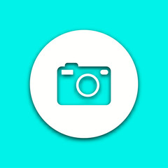 Photo - vector icon.