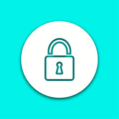 Lock - vector icon.