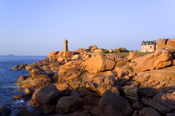 COTE DE GRANIT ROSE BRITTANY FRANCE