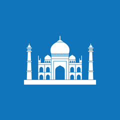 Tajmahal mosque iconic symbol of love Indian monument