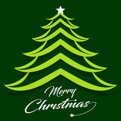 Fototapeta premium abstract chritstmas tree design concept