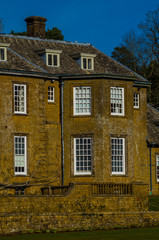 Naklejka premium grounds and estate of upton house stately home warwickshire engl
