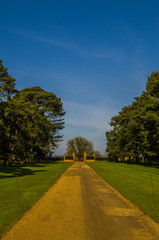 Fototapeta na wymiar grounds and estate of upton house stately home warwickshire engl
