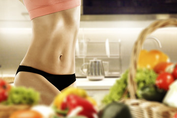 woman body and diet 