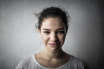 Smiling girl's portrait