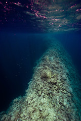 the Dahab blue hole border
