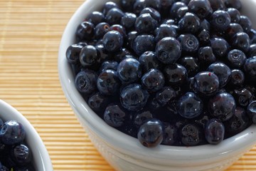 bowl of  blueberries