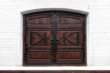 Old wooden gate