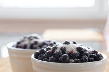 bowl of  blueberries
